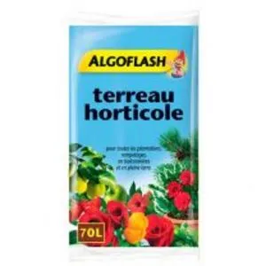 Terreau Horticole Algoflash 70L offre à 6,95€ sur Point Vert