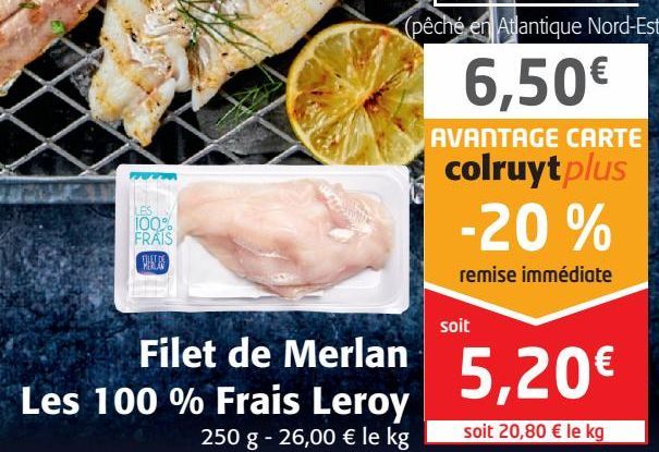 Filet de Merlan les 100% Frais Leroy