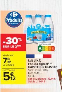 lait Carrefour