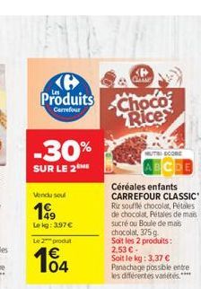 riz soufflé Carrefour