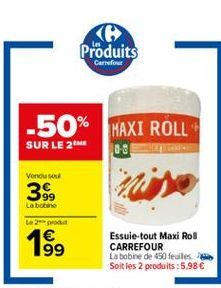 < Produits  Carrefour  Vendu sou  399  La bone  .