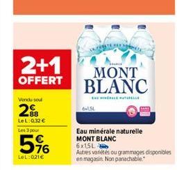 blanc Mont blanc