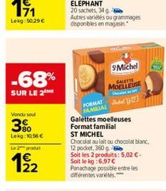 chocolat au lait St michel