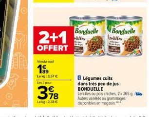 légumes Bonduelle