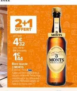 2+1  OFFERT  3 MONTS  pou  TED  452 184  Les 192 Sol Labo 1  3 MONTS  MEBLE  Blere blonde 3 MONTS 8575 NORSK Contes despre acho postes différentes VOS, Remote Parede le moins cher