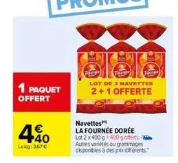 promos la fournée dorée