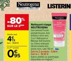 nettoyant visage Neutrogena