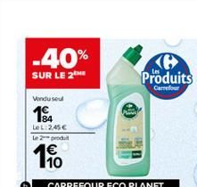 -40%  SUR LE 2M  Produits  Carrefour  Vendused  164  LAL: 2.45 ter  160