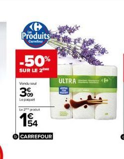 Produits  Carrefour  -50%  SUR LE 24H  Vendusul  ULTRA  3.  Lepiquet  1  CARREFOUR