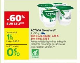 promos Activia