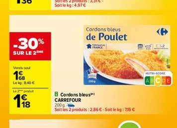 poulet Carrefour