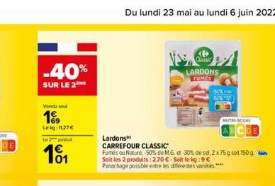 lardons Carrefour