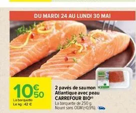 saumon carrefour