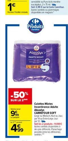 incontinence Carrefour