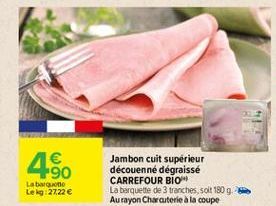 jambon cuit Carrefour