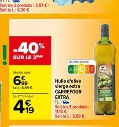 huile d'olive vierge carrefour