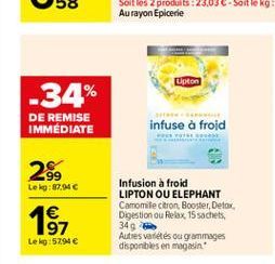 soldes Lipton