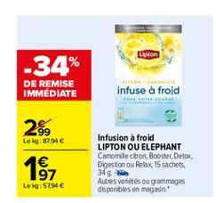 soldes Lipton