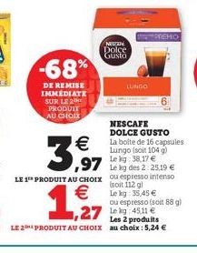 REMO  NEW Dolce Gusto  -68%  3.02 1,62