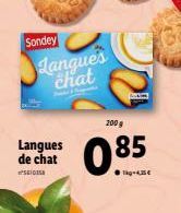 Sondey  Langues  chat  2009  Langues de chat  0.85  DIS