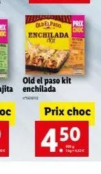 gld el paso prix  choc enchilada  exit  seen  450  4