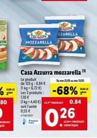 mozzarella Casa Azzurra