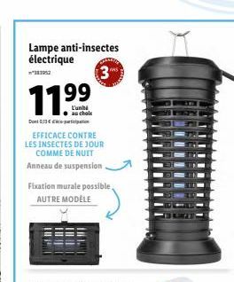 lampe anti-insectes