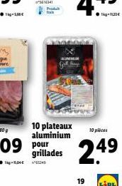 Padah ta  10 places  2809  10 plateaux  aluminium 09 pour  grillades  249  TE WEB  19