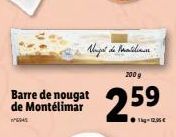 2009  Barre de nougat de Montélimar  25.