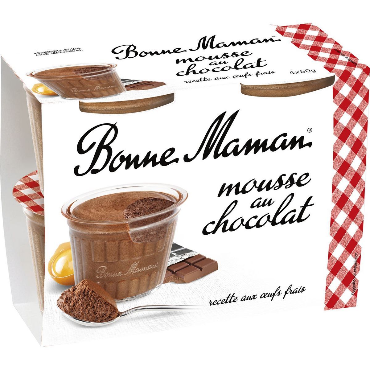 MOUSSE AU CHOCOLAT BONNE MAMAN