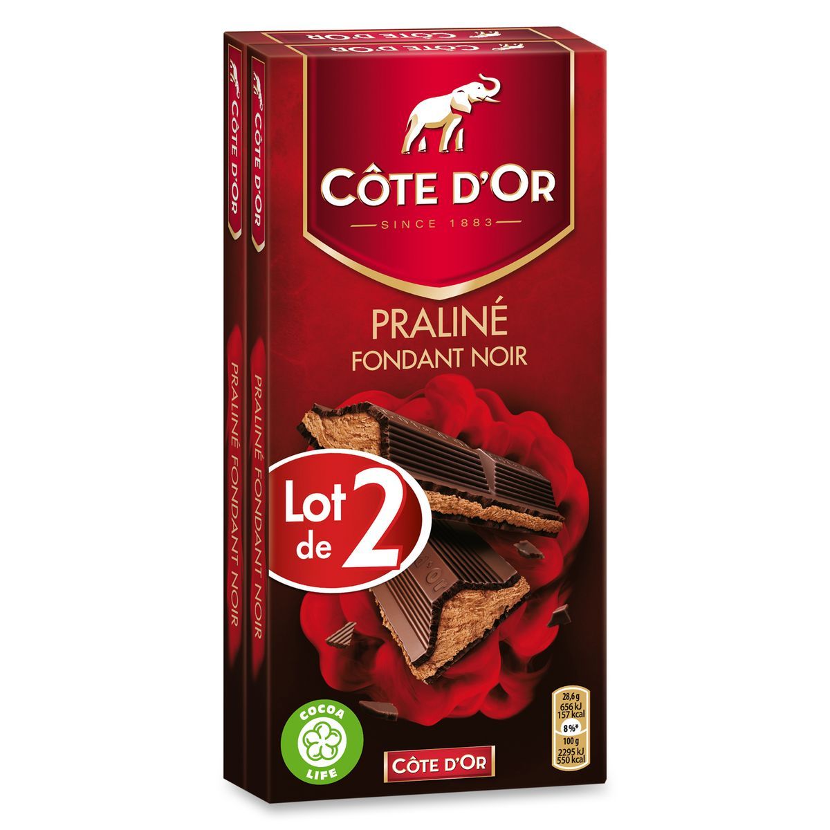 TABLETTES DE CHOCOLAT FOURRÉES CÔTE D'OR