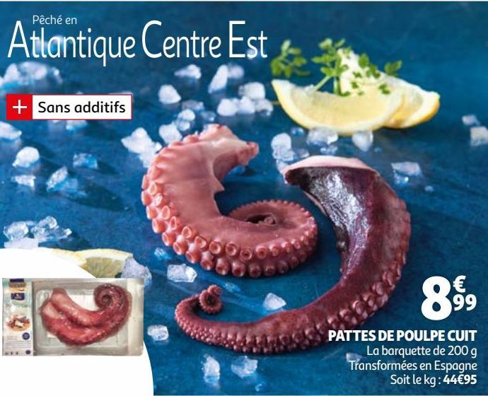 PATTES DE POULPE CUIT