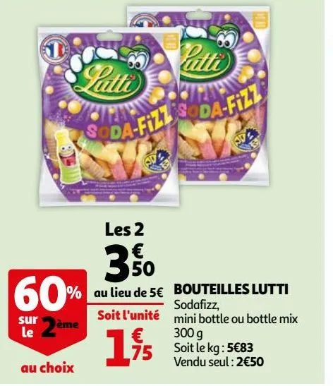 bouteilles lutti