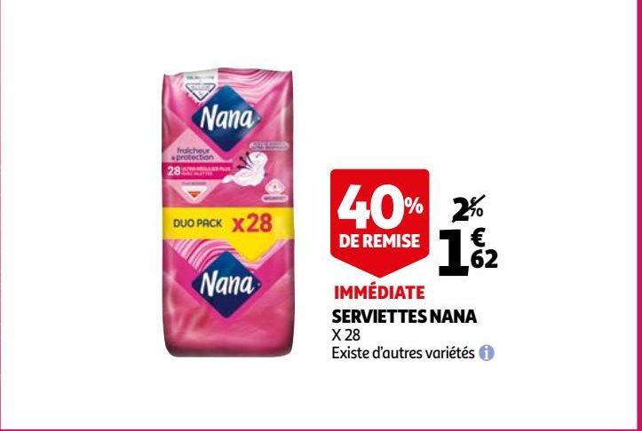 SERVIETTES NANA