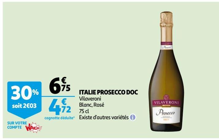 ITALIE PROSECCO DOC