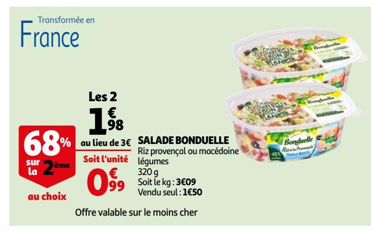 SALADE BONDUELLE