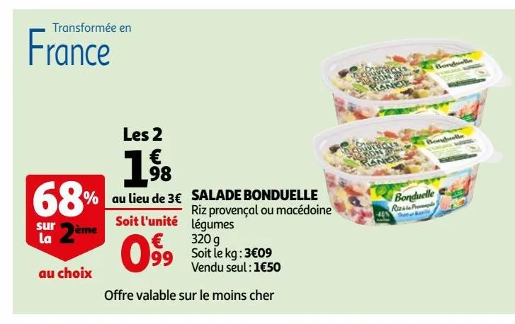 salade bonduelle