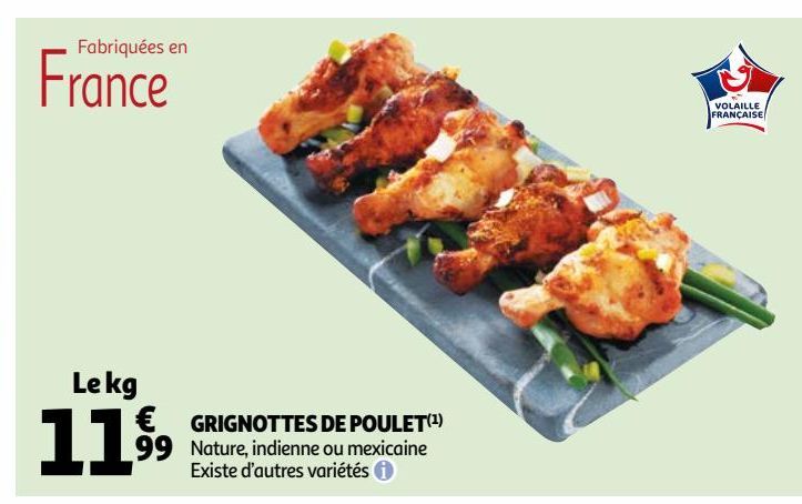 GRIGNOTTES DE POULET