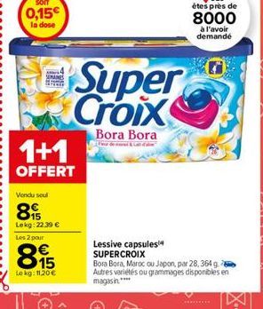 lessive Super Croix