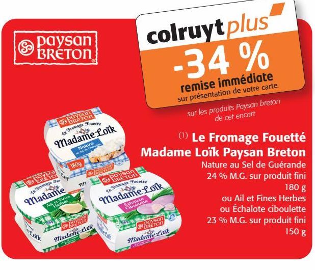 Le Fromage Fouetté Madame Loik Paysan Breton