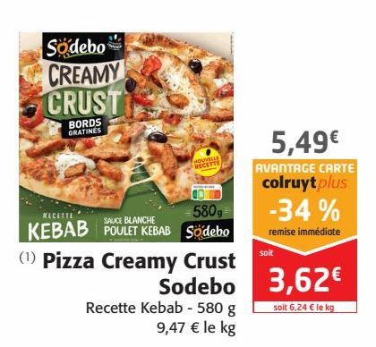 Pizza Creamy Crust Sodebo