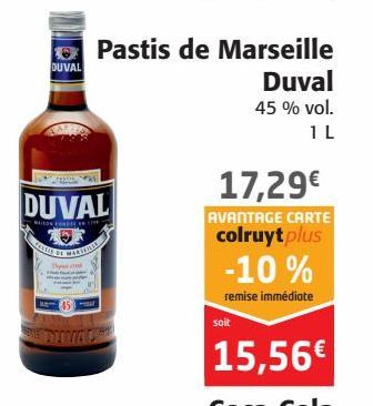 Pastis de Marseille Duval