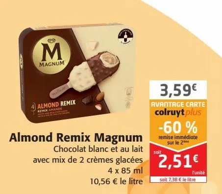 almond remix magnum