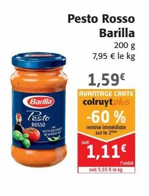 pesto rosso barilla