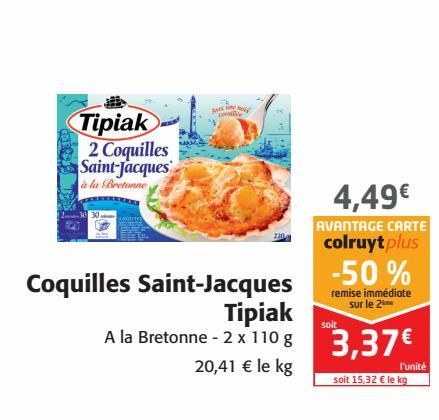 Coquilles Saint-Jacques Tipiak