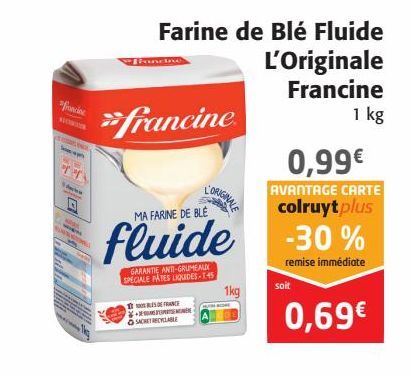 Farine de Blé  Fluide L'Originale Francine