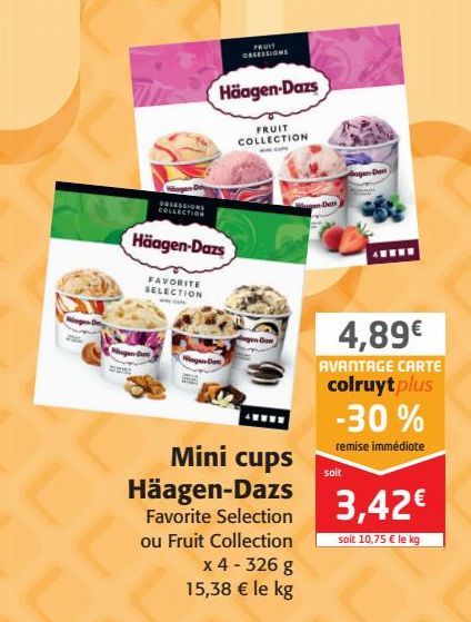 Mini cups Haagen-Dazs