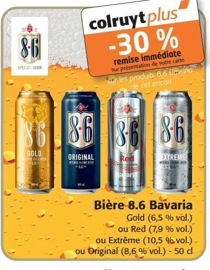 bière 8-6 bavaria