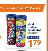 ROULEAUX  PEN  mentos  mentos  YOT