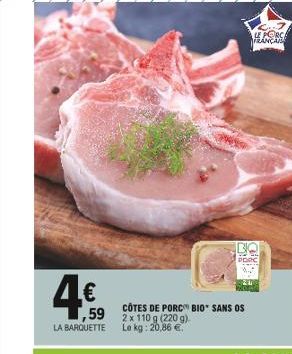 4  ,59  LA BARQUETTE  LE PORCA FRANÇA